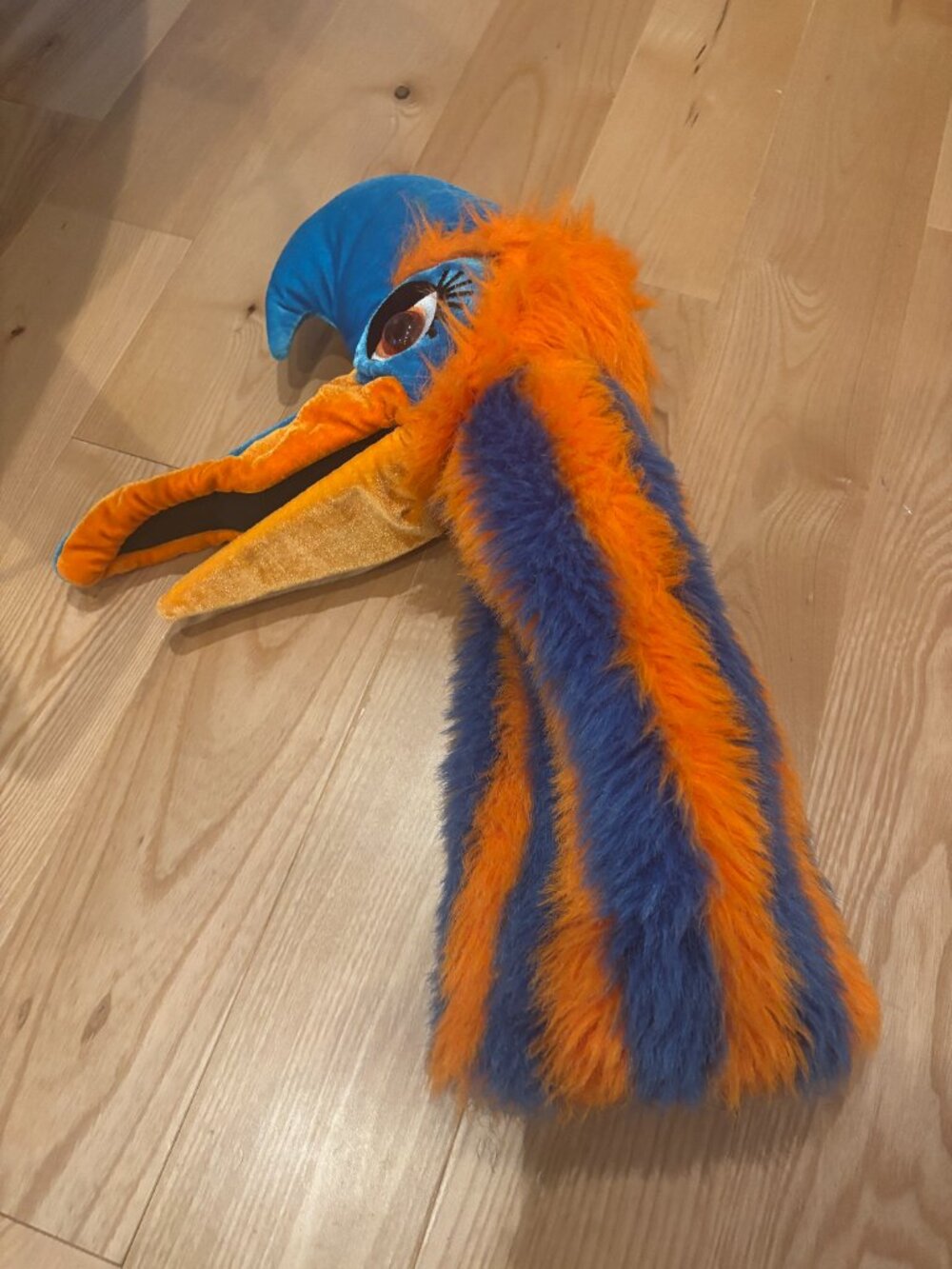 Jangle Hand Puppet (BLUE/ORANGE STRIPE)